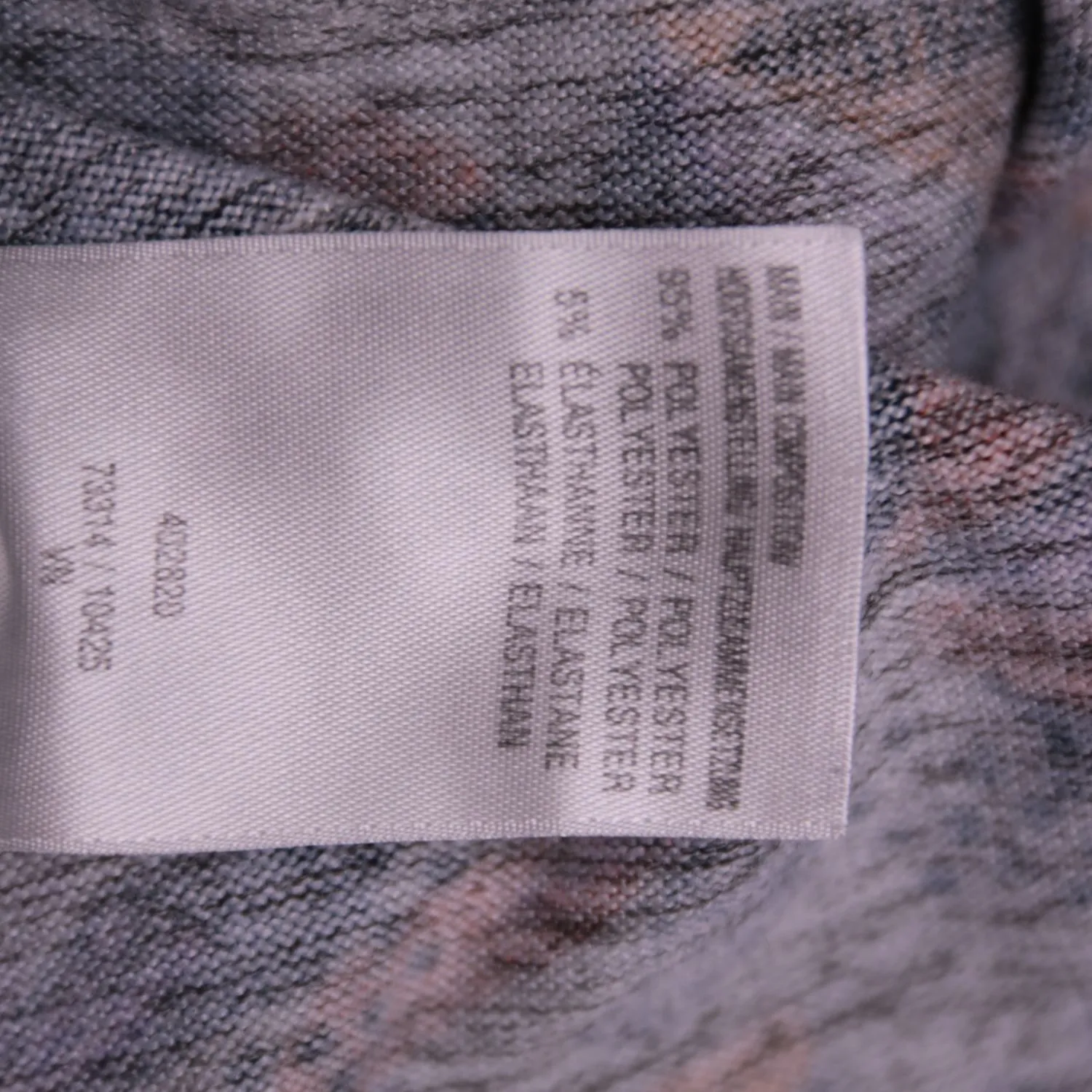 Разноцветный джемпер Damart с растительным принтом, размер 48 (L)
